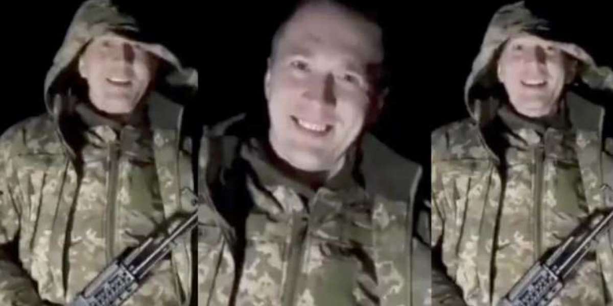 Cheerful Ukrainian soldier's video message to Russians goes viral: 'We'll soon start kicking your ass