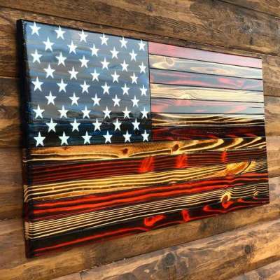 Rustic American Flag Wall Decor Profile Picture