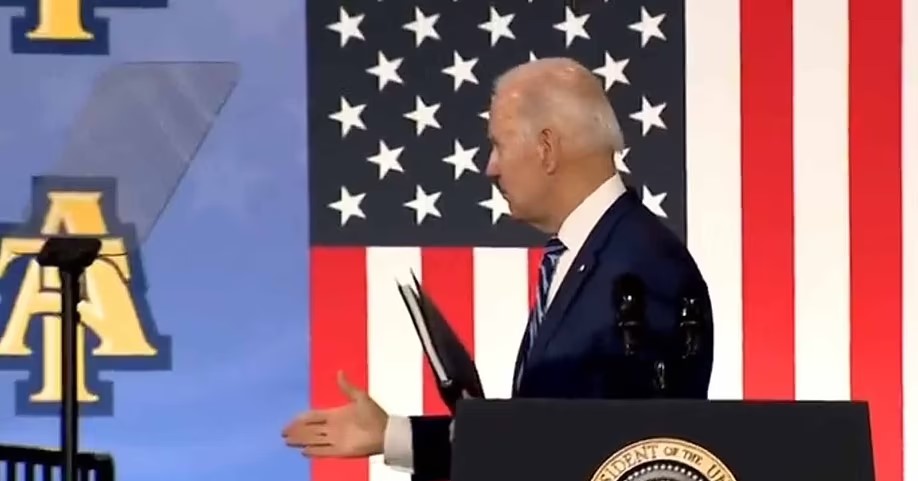 Confused Biden Shakes Hands With ‘Thin Air’ Before Wandering Aimlessly - Eric Thompson Show